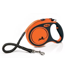 Flexi Xtreme Flexline Med Integrerad Stötsäker Orange 5M 65kg