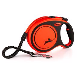 Flexi Xtreme Flexline Med Integrerad Stötsäker Orange 5M 65kg