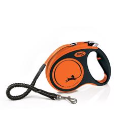 Flexi Xtreme Flexline Med Integrerad Stötsäker Orange 5M 35kg