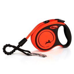 Flexi Xtreme Flexline Med Integrerat Stötskydd Orange 3M 15kg