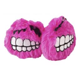 Rogz Plysch Fluffy Grinz Pink Mini 2 Pack För Katter