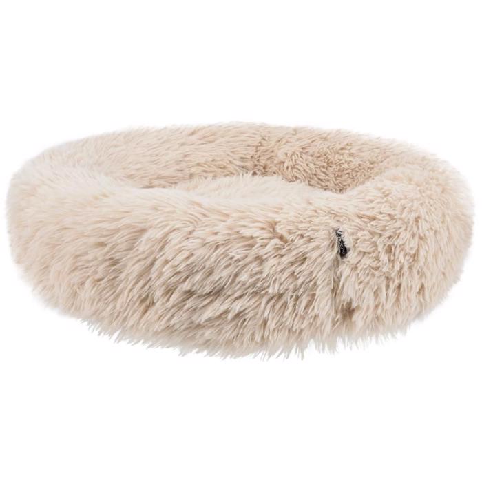 Fluffig Donut Dog Bed The Original Med Real Cuddly Value CremBeige