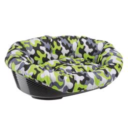 Siesta DeLuxe Sofföverdrag Designad för Siesta Plastic Bed BlackLime