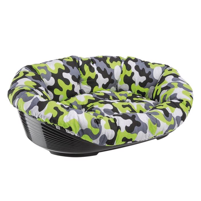 Siesta DeLuxe Sofföverdrag Designad för Siesta Plastic Bed BlackLime