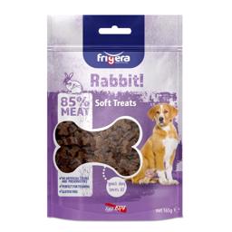 Frigera Semi Moist Soft Grain Free Dog Treats with Rabbit 165g