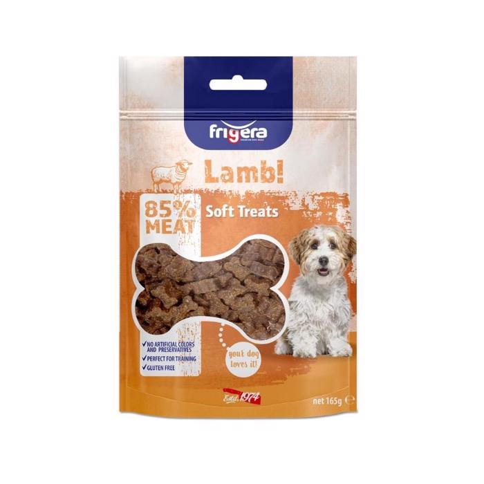Frigera Semi Moist Mjuka Spannmålsfria Hundgodis med Lamm 165g