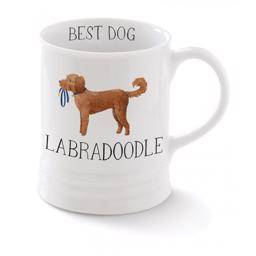 Bästa hund Din privata designerhuvud LabraDoodle Limited Edition