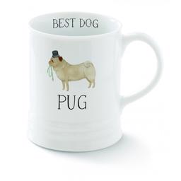 Bästa hund Din privata designer Kop Pug Limited Edition