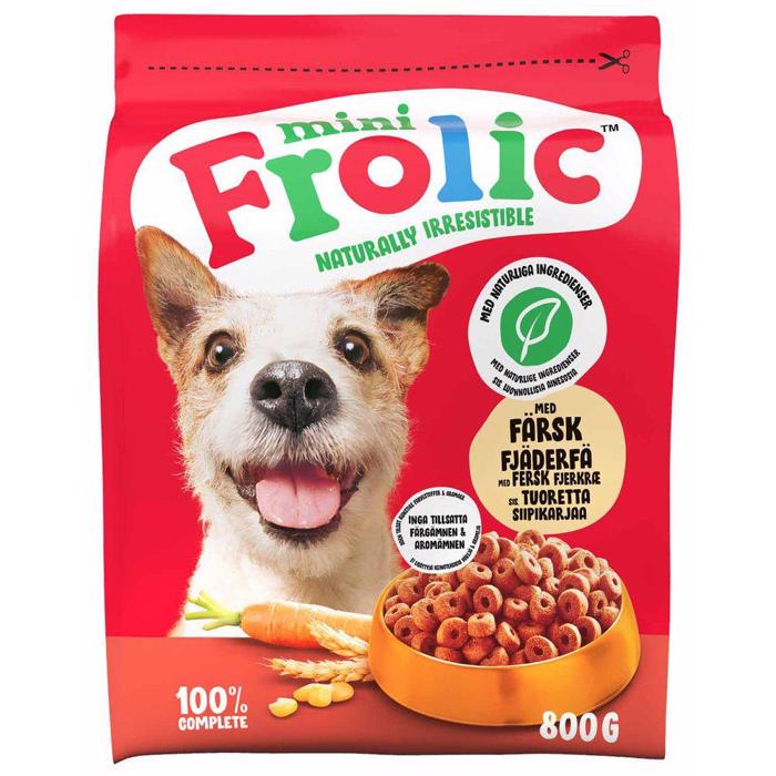 Frolic Komplett MINI torrfoder med fjäderfä, grönsaker & vitaminer 800g