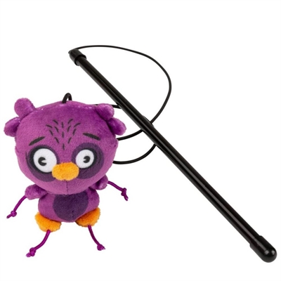 FuzzYard Cat Toy Noggins Retsticka Ugglan Hoo Dini