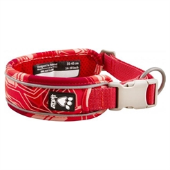 Hurtta Weekend Warrior ECO Hundhalsband i Coral Camo 45-55 cm.