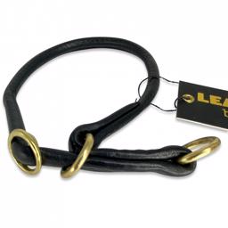 Leather by Beth Rundsytt Glidehalsband I Lammskinn Svart