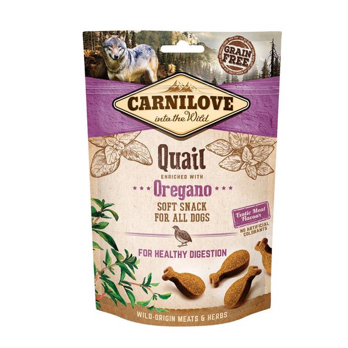 Smakrika hälsosamma godbitar med vaktel från Carnilove