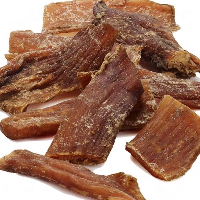 Torkade naturliga hundsnackbiffsenor