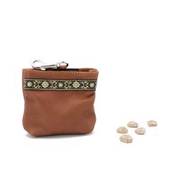 Läder Treat Bag Deluxe I Snygg Design Cognac