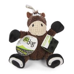 GoDog Checkers Brun Sittande Häst Chew Guard