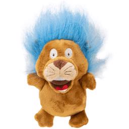 GoDog Silent Squeak Crazy Hair Lion Dog Lek i tysthet
