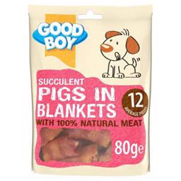 GoodBoy Succulent grisar i filtar Hundens Pølser I Svøb 80 g