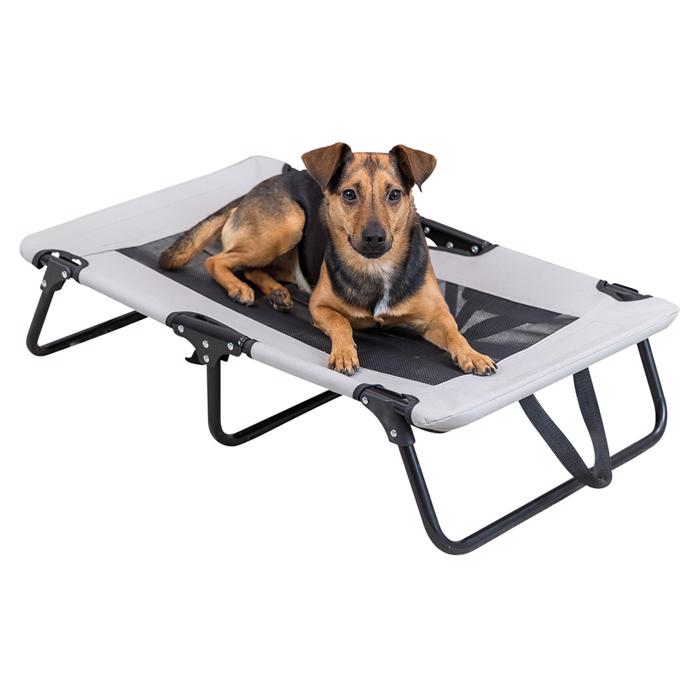 Trixie Lounger Campingsäng Smart Solstol För Hunden Grå
