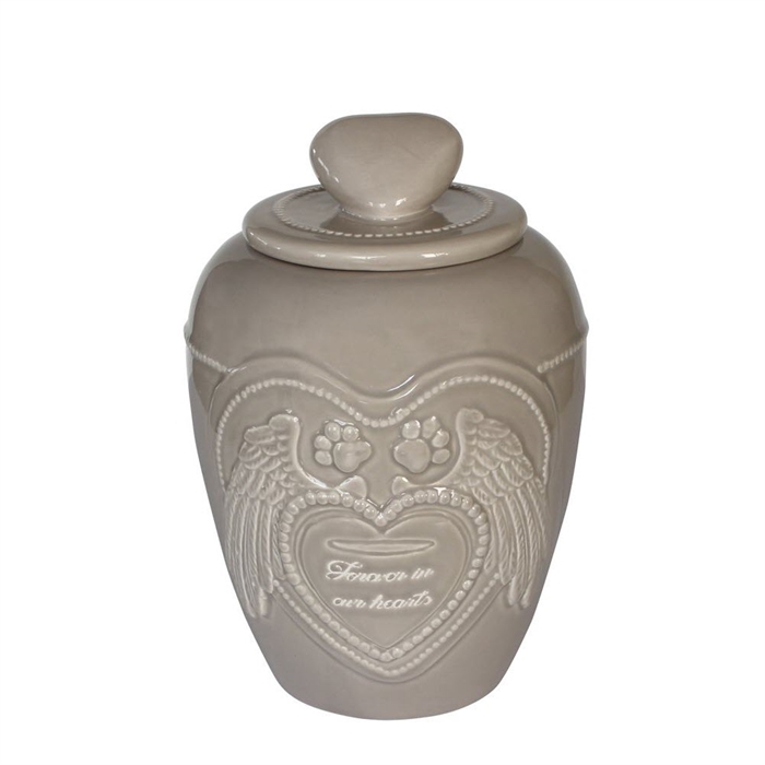Happy House Memorial Collection Urna För Din Himmelhund Beige