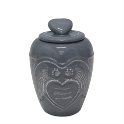 Happy House Memorial Collection Urna Till Din Himmelhund StoneGrey