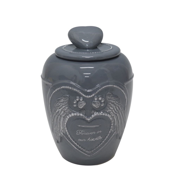 Happy House Memorial Collection Urna Till Din Himmelhund StoneGrey