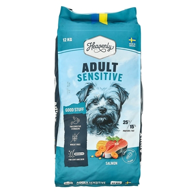 Heavenly Adult Spannmålsfri Hundfoder Sensitive Salmon 12kg