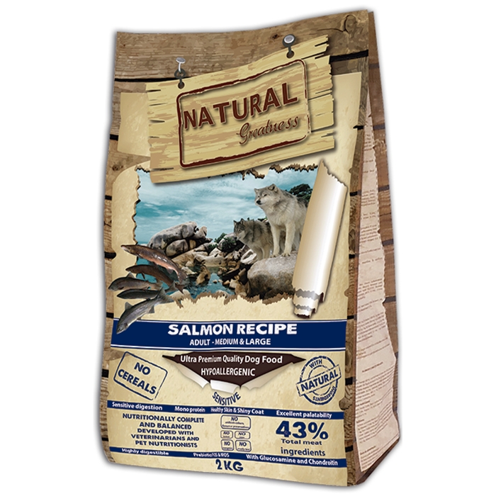 Hundfoder Spannmålsfritt Sensitive Premium med Lax