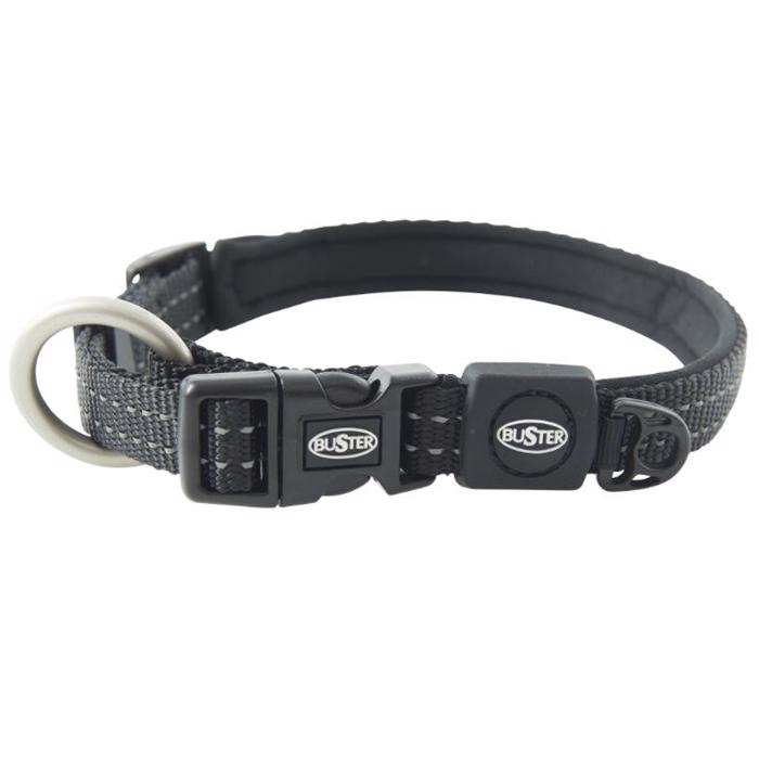 Hundhalsband med klickreflex och neoprensvart
