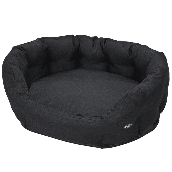 Hundsäng BUSTER Cocoon Bed Dark LIGURIA SVART