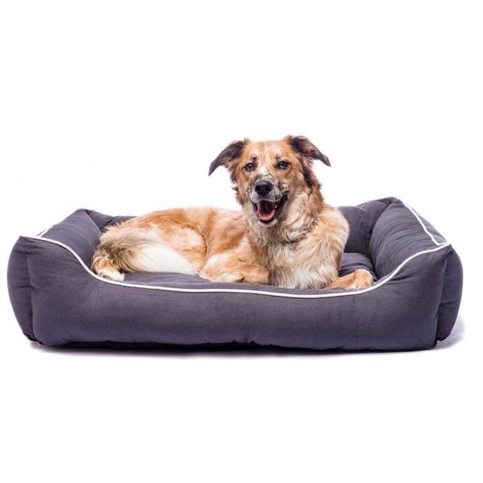 DGS Lounger Bed Hundsäng PEBBLE GREY