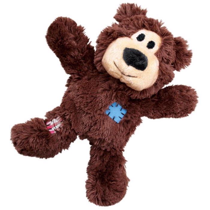 KONG Wild Knots Hund Gosedjur Med Rep Inuti MÖRKBRUN