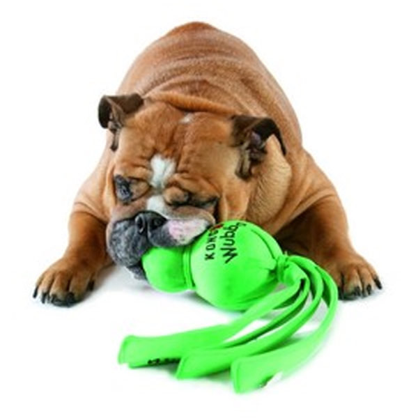 KONG Wubba Hund Vattenleksak WATER Grön