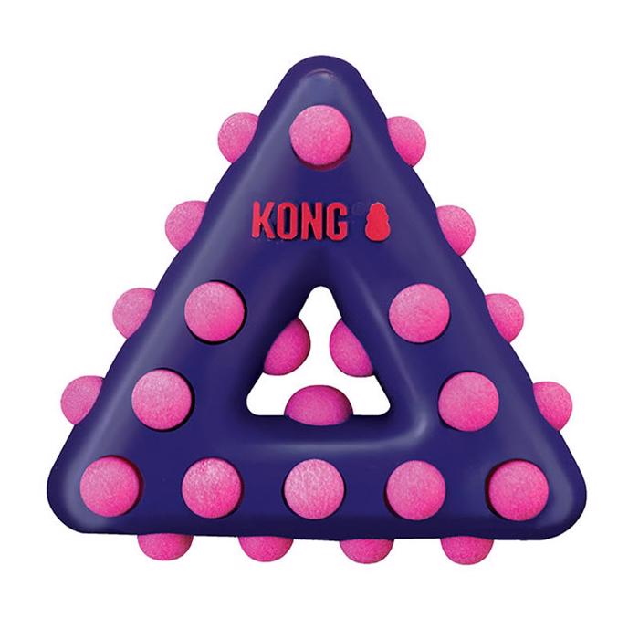 Hundeleksak från Kong Dotz triangle