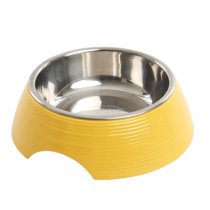 Buster Frosted Ripple Bowl Shiny Yellow