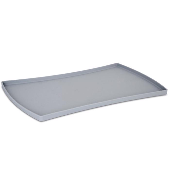 Underlägg för mat- och vattenskålen Silikon steel grey