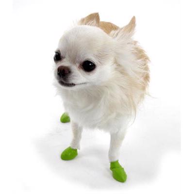 Pawz Skor för hundar 2,5 cm LIGHT GREEN TINY