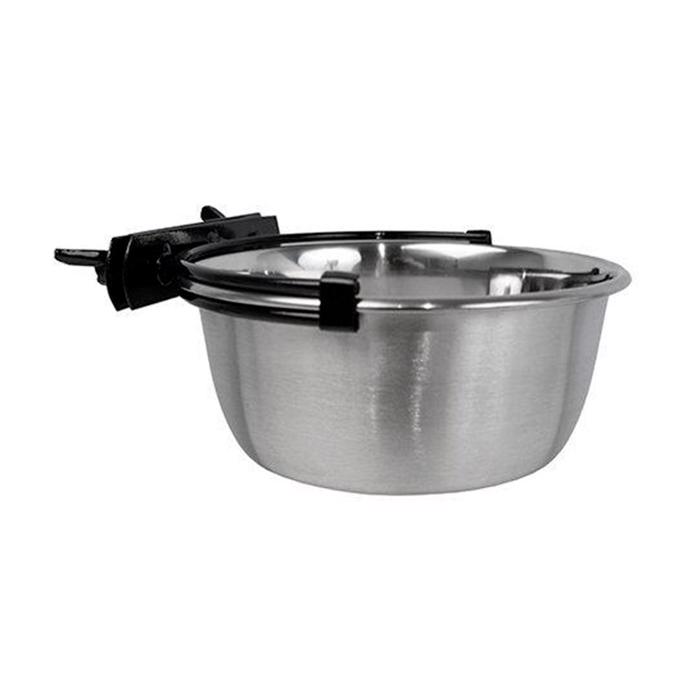 Ozami Skål Med Svart Skruvupphängning för Hundburen Eller Stängslet