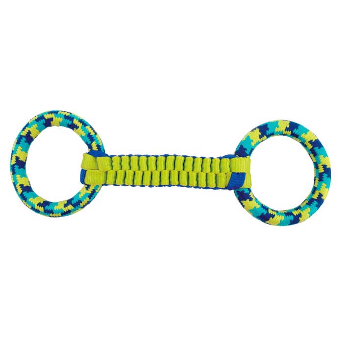 Zeus K9 Fitness Ballistic Twist Rope Tugger Dubbelt handtag