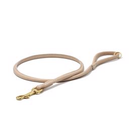 Deluxe Handgjord Round Leather Line Design Cream 120cm