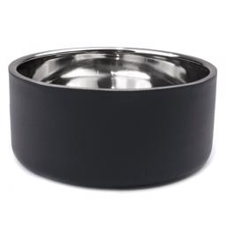 Ozami Hundskål Design Horizon Black Rostfritt Stål