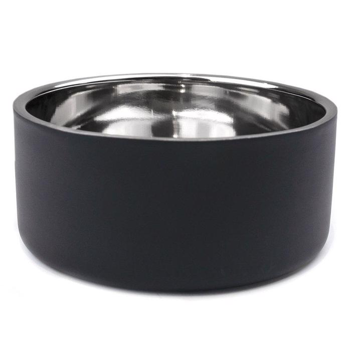 Ozami Dog Bowl Design Horizon Black Rostfritt Stål