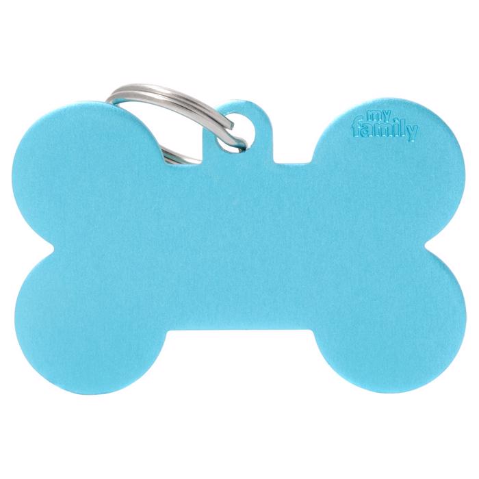 My Family Hundbricka Basic Ben i Ljusblå