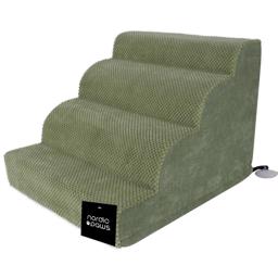 Nordic Paws Hundtrappa Soft Rund Enkel Tillgång Till Soffa & Säng Army