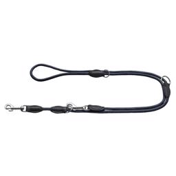 Hunter Eiby Freestyle Hundkoppel i GRÅ 200 cm x 8 mm.