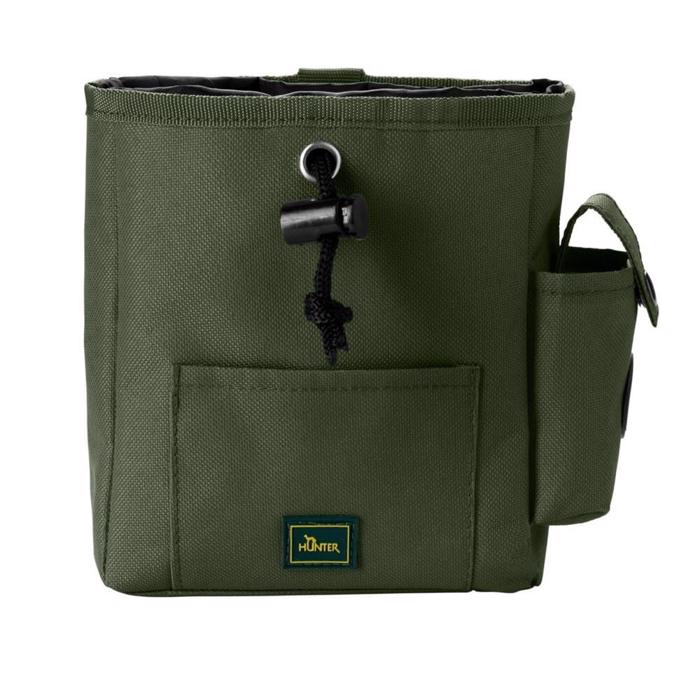 Hunter Tyra Treat Bag med clips och väskhållare Olive
