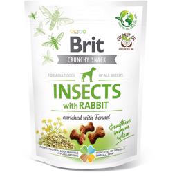 Brit Care Crunchy Snack Insects Kanin berikad med fänkål 200 gram