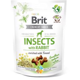 Brit Crunchy Snack Insekter Kanin berikad med fänkål 200 gram
