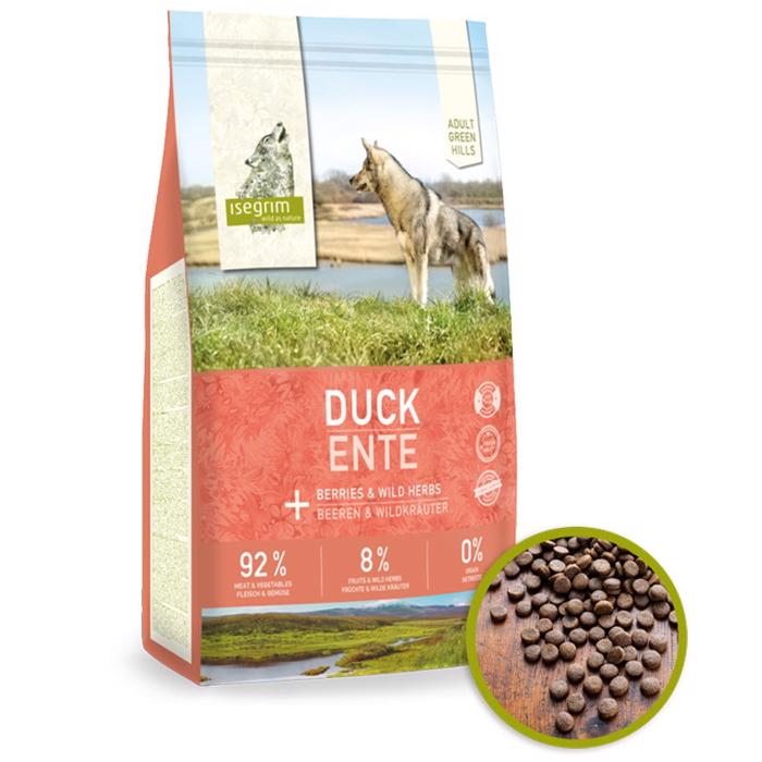 Isegrim Green Hils Duck Vuxen Spannmålsfri Kvalitetsfoder 3 kg - DATUMPRODUKTER