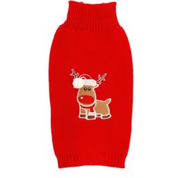 Festlig jultröja med renar på ryggen God Jul